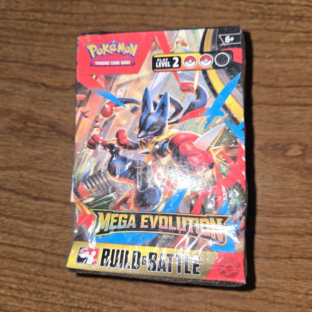 Pokemon TCG Mega Evolution Build and Battle Box Factory Sealed Brand New